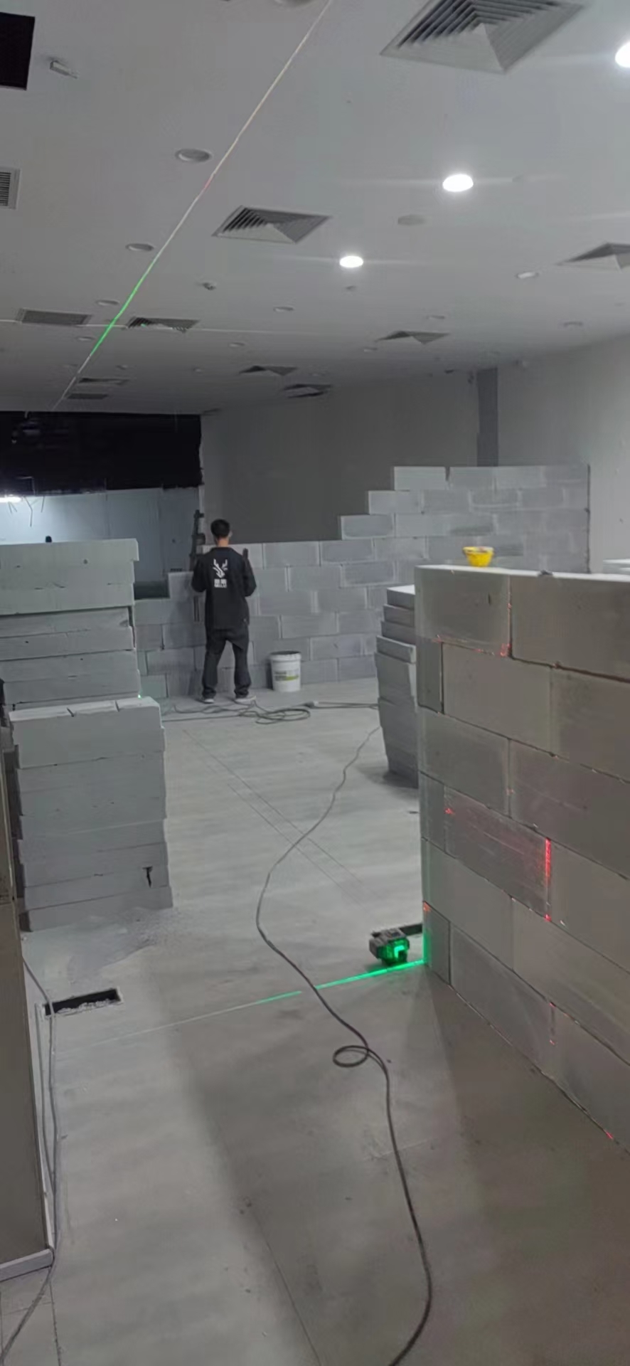酒店轻质砖隔墙场景参考